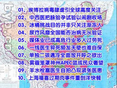 byb.cn 別有病網(wǎng)評(píng)出2014十大健康新聞